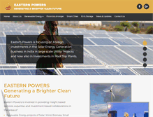 Tablet Screenshot of easternpowers.com